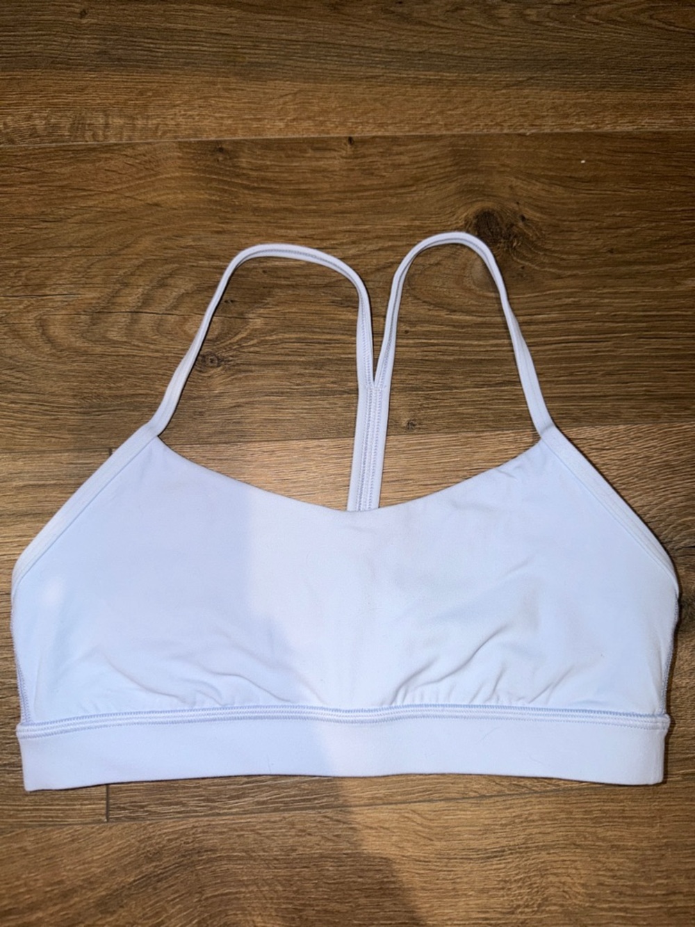 lululemon athletica White Strappy Seamless Sports Bra